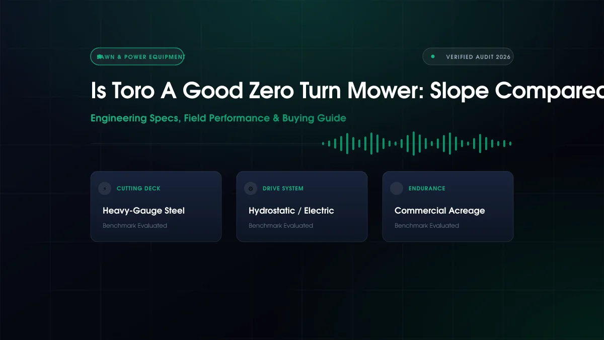 Is Toro A Good Zero Turn Mower: Slope Compared (2026)