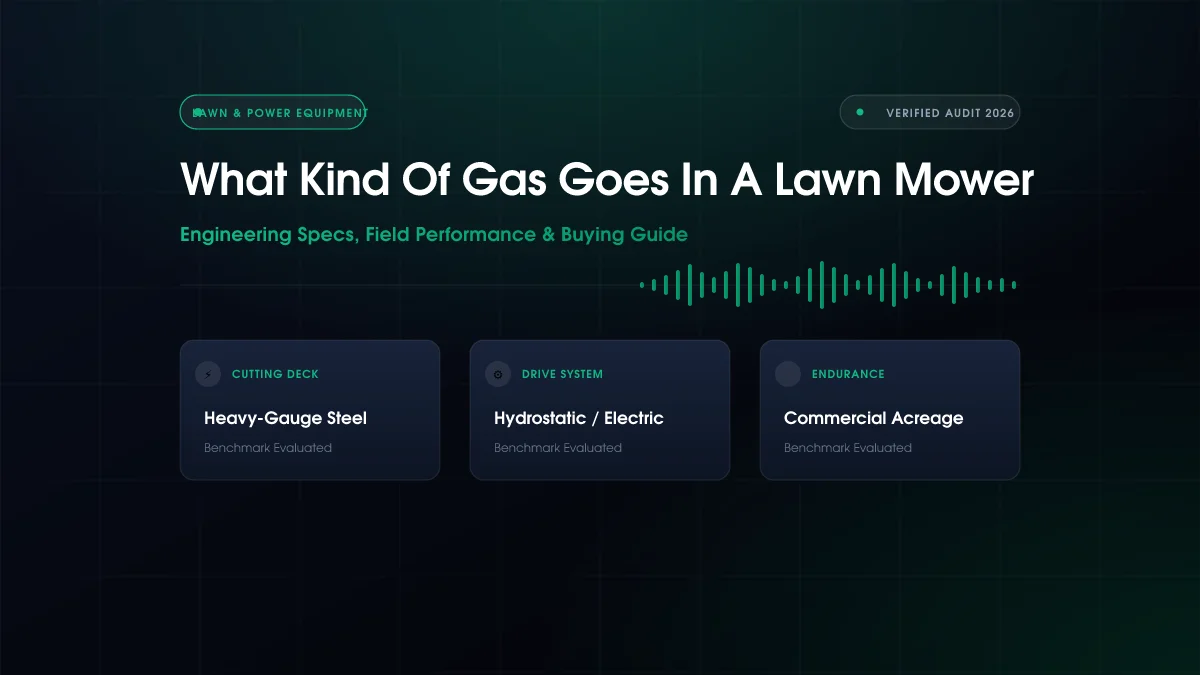 What Kind Of Gas Goes In A Lawn Mower (2026)