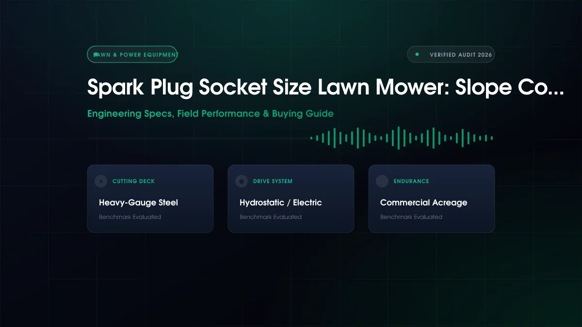 Spark Plug Socket Size Lawn Mower: Slope Compared (2026)