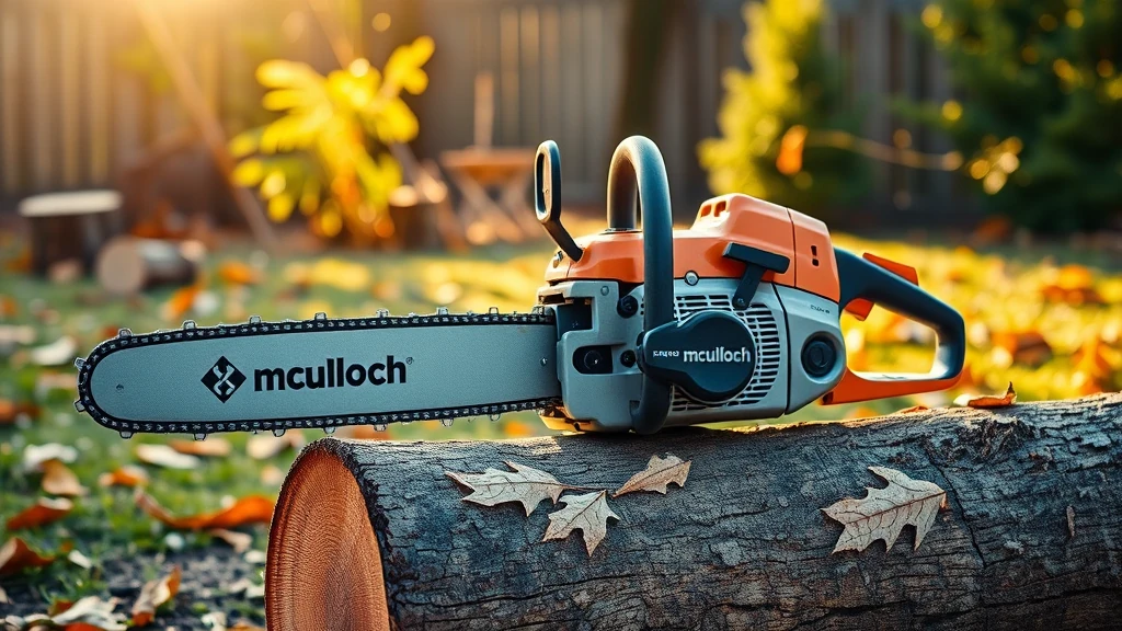 Mcculloch 610 Chainsaw: Chain Speed & Torque Compared