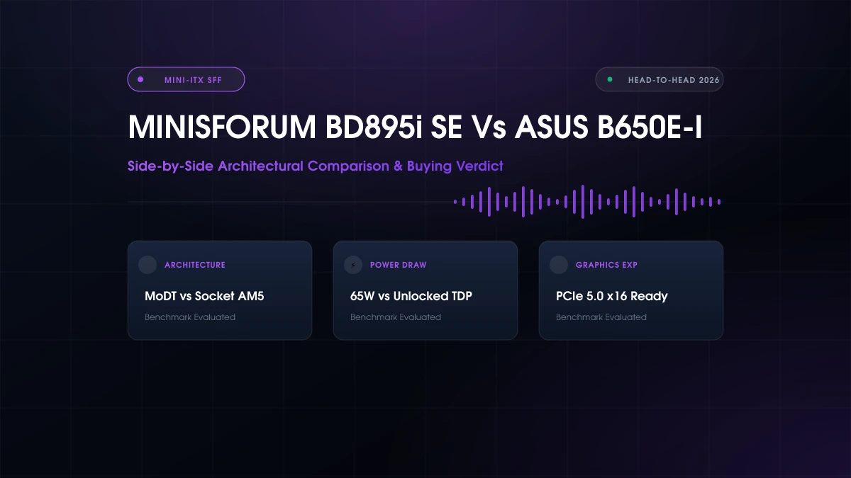 MINISFORUM BD895i SE Vs ASUS ROG Strix B650E-I Comparison (2026)