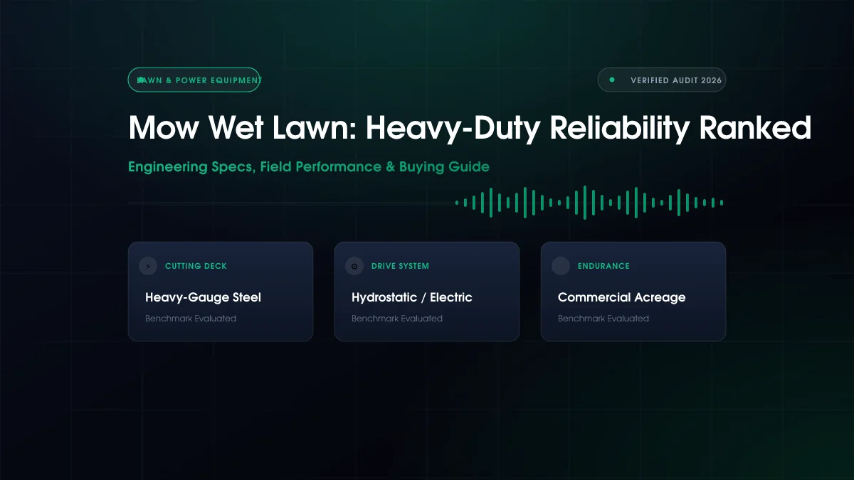 Mow Wet Lawn: Heavy-Duty Reliability Ranked