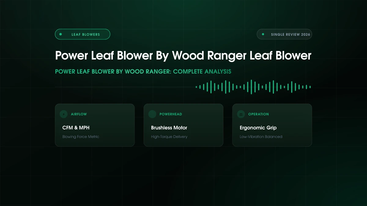Power Leaf Blower by Wood Ranger Leaf Blower Review (2026)