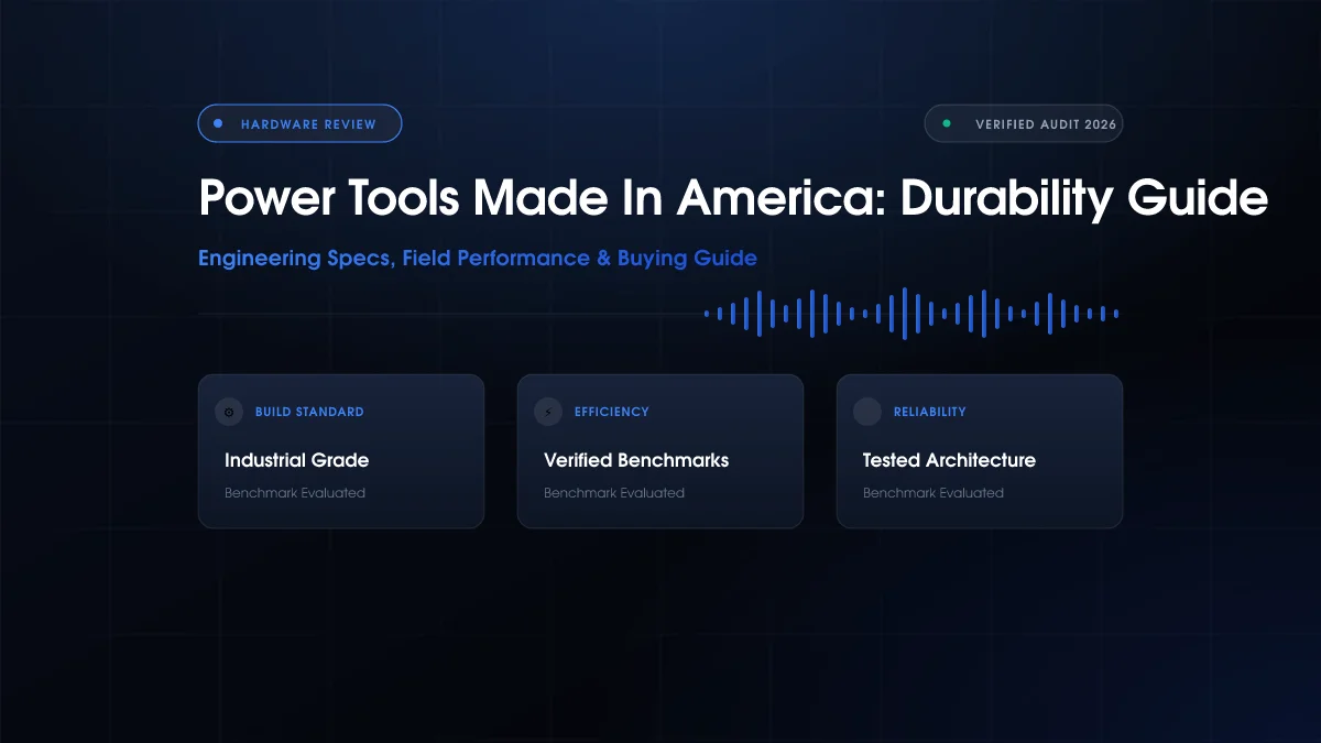 Power Tools Made In America: Durability Guide (2026)