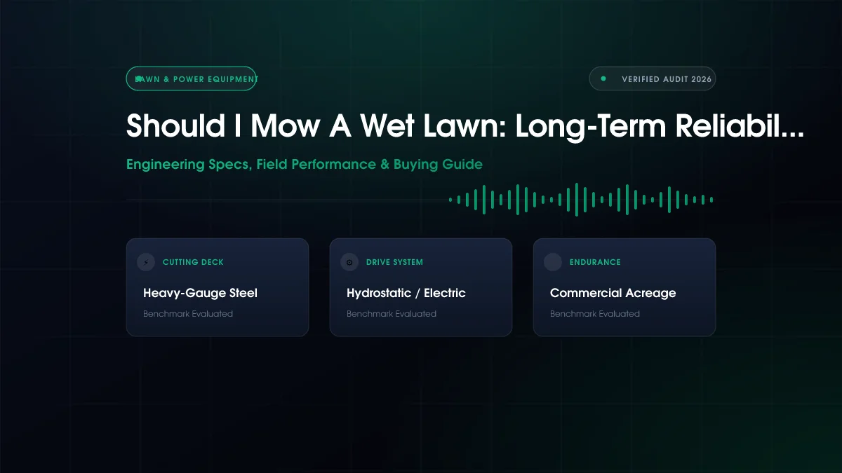 Should I Mow A Wet Lawn: Long-Term Reliability Compared