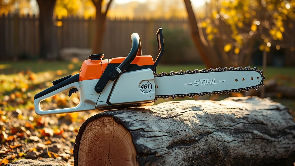 Stihl 461 Chainsaw: 2-Stroke Engine Output