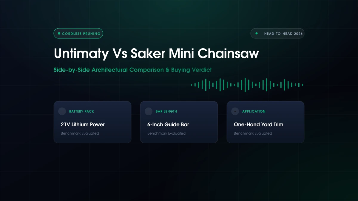 Untimaty Mini Chainsaw Vs Saker Mini Chainsaw Comparison (2026)