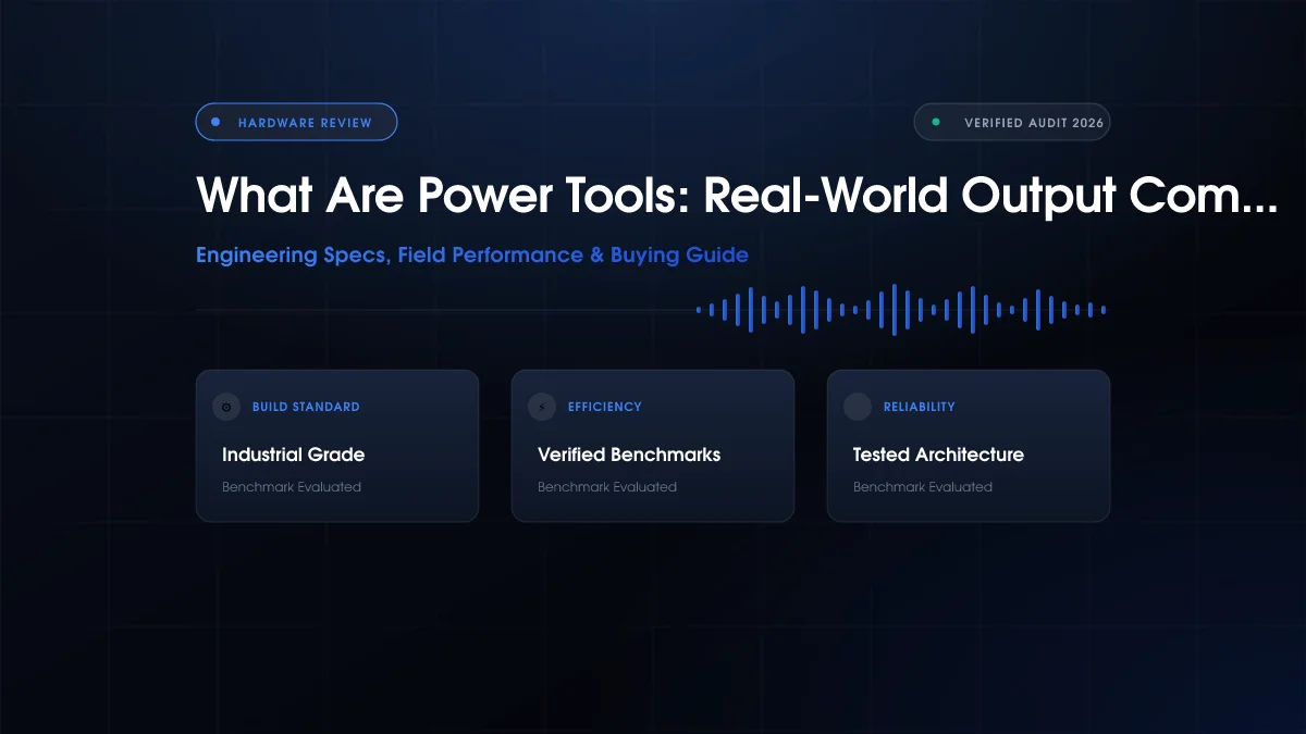 What Are Power Tools?