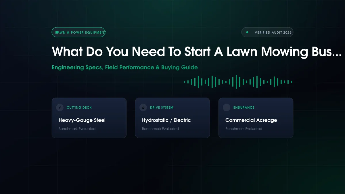 What Do You Need To Start A Lawn Mowing Business (2026)