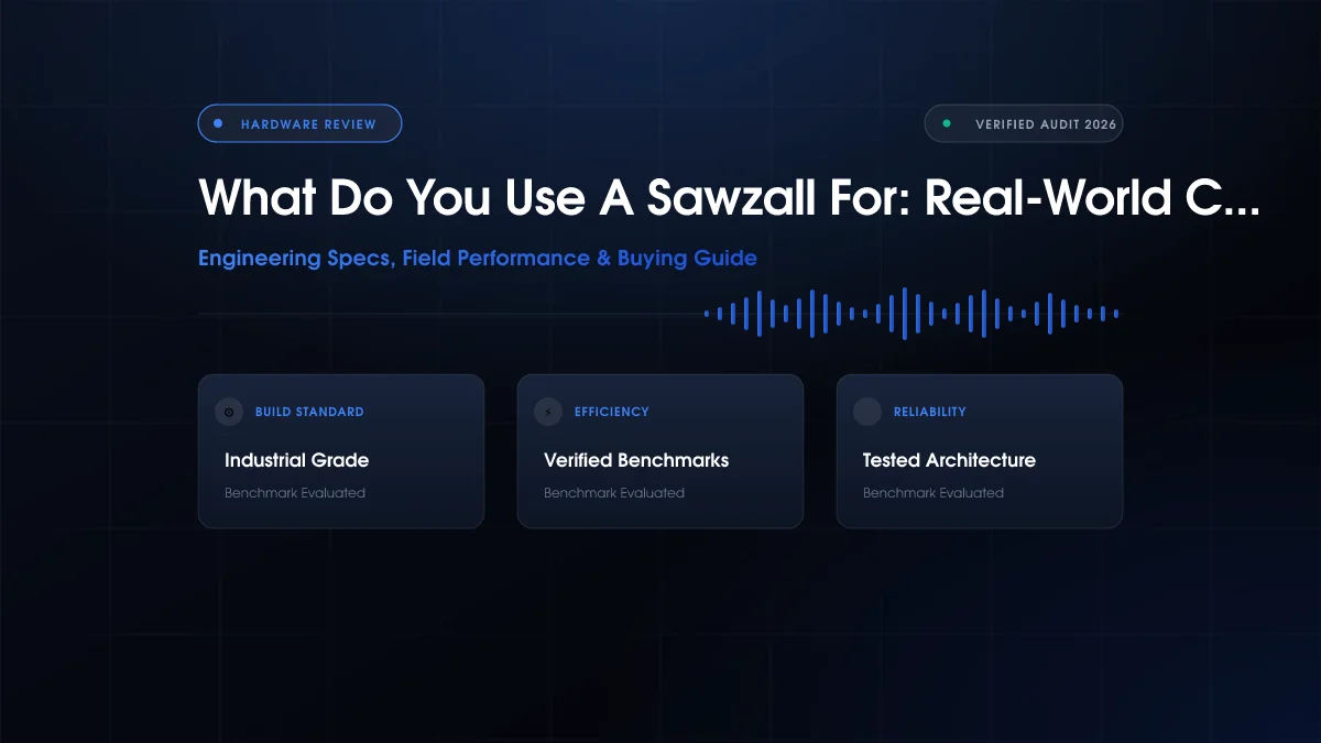 What Is a Sawzall Used For? 7 Key Jobs and Trade Uses