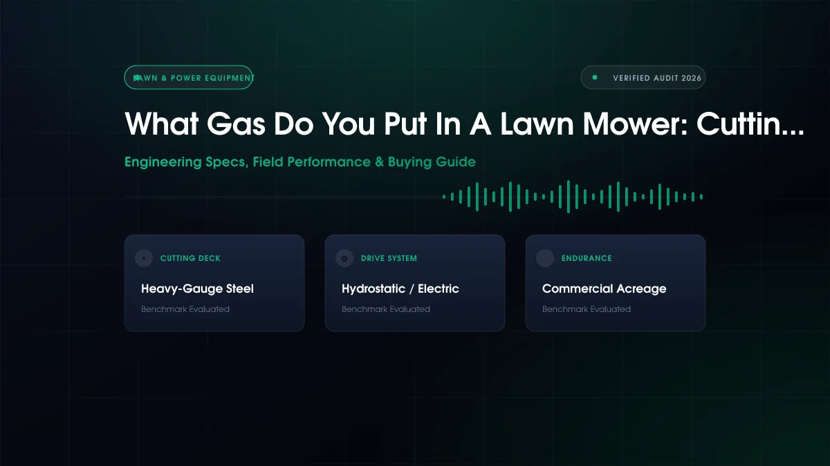 What Gas Do You Put In A Lawn Mower: Cutting Compared (2026)