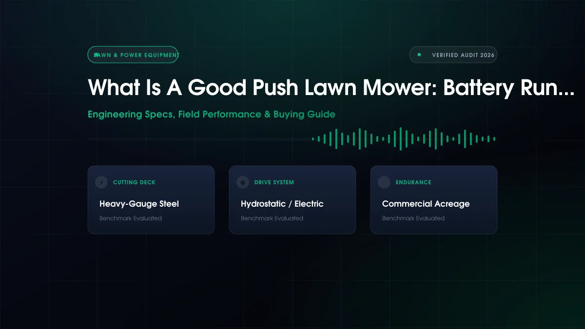 What Is A Good Push Lawn Mower: Battery Runtime Ranked