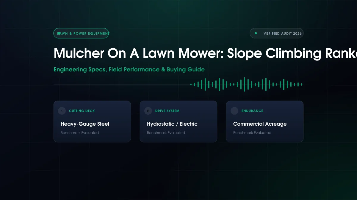 Mulcher On A Lawn Mower: Slope Climbing Ranked (2026)