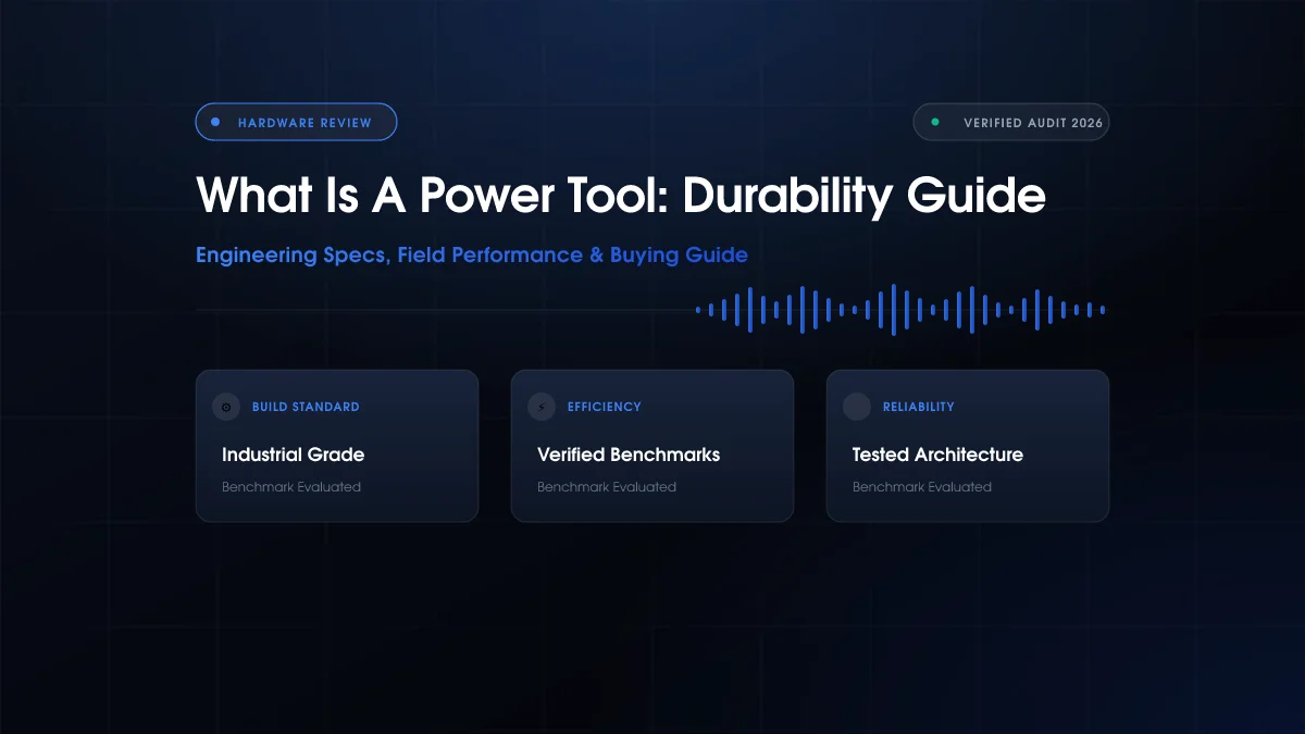 What Is A Power Tool: Durability Guide (2026)