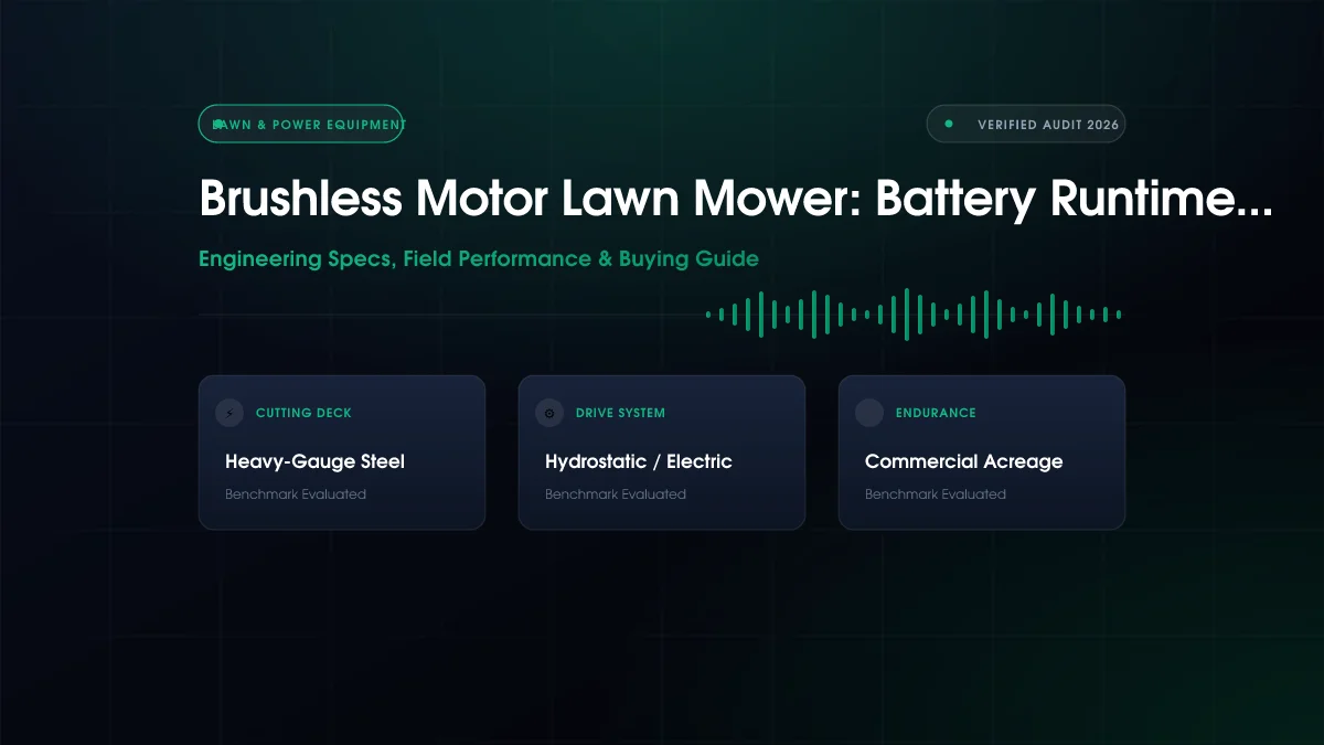 What Is a Brushless Motor Lawn Mower?