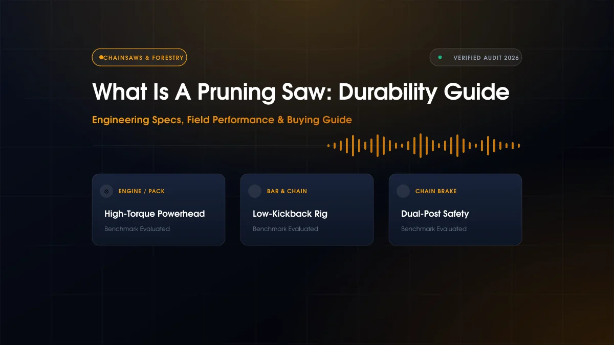 What Is A Pruning Saw: Durability Guide (2026)