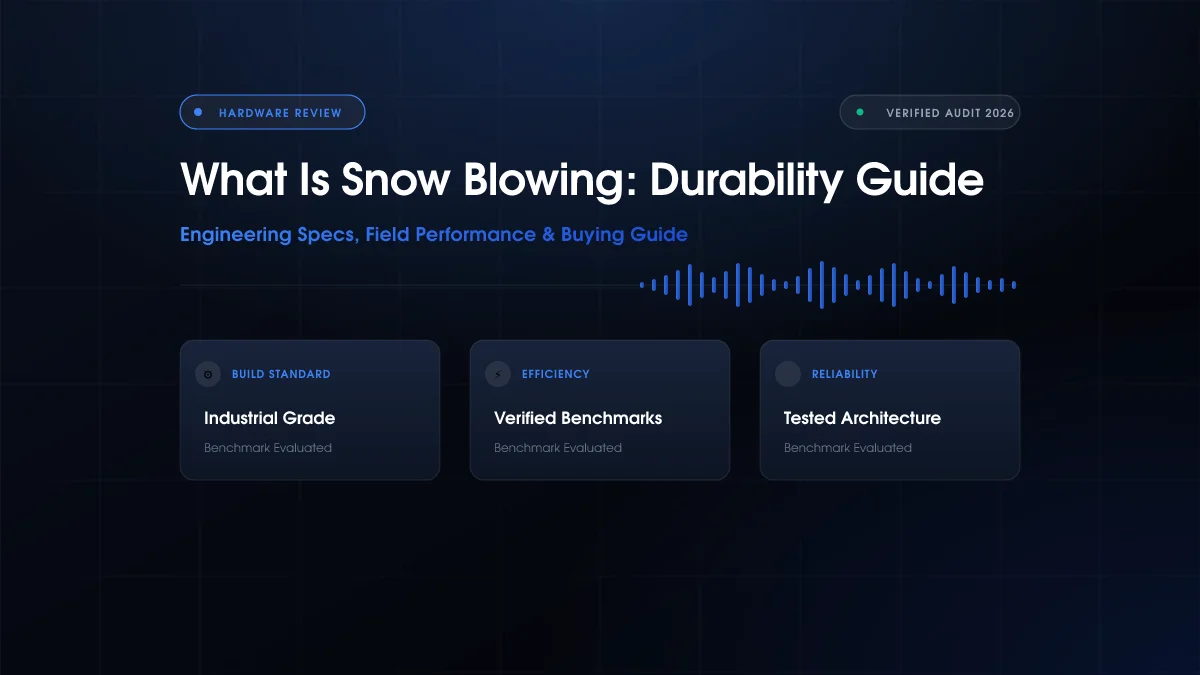 What Is Snow Blowing?
