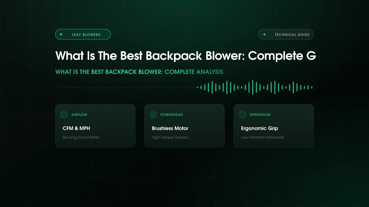 What Is the Best Backpack Blower?