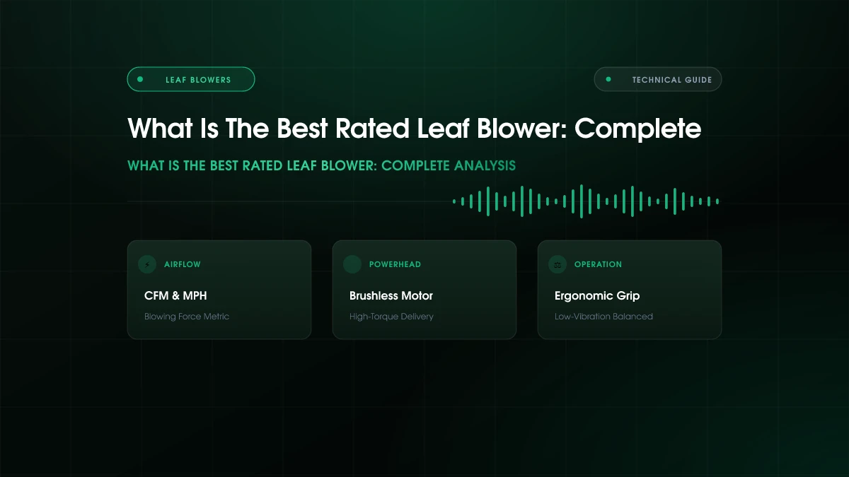 What Is the Best Rated Leaf Blower?