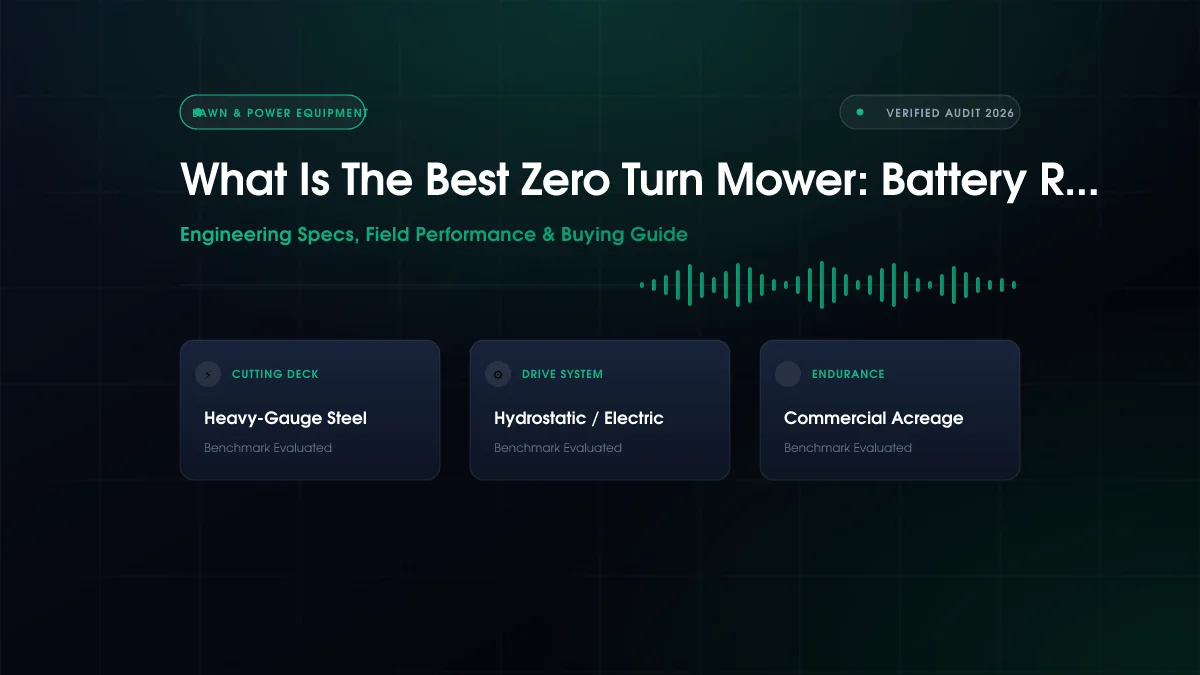 What Is the Best Zero Turn Mower?