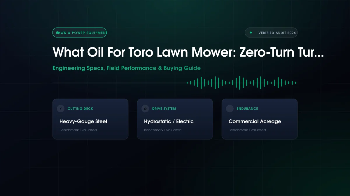 What Oil For Toro Lawn Mower: Zero-Turn Turning Guide