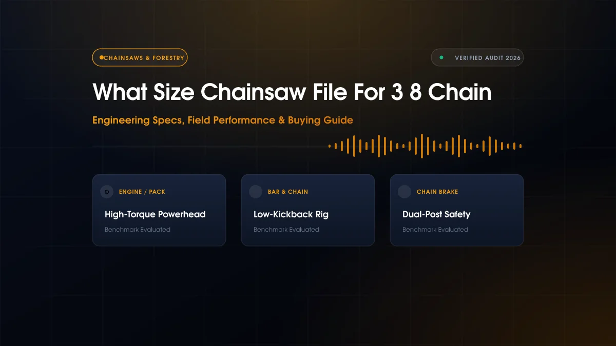 What Size Chainsaw File For 3 8 Chain (2026)