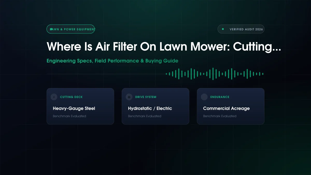 Where Is Air Filter On Lawn Mower: Cutting Compared (2026)