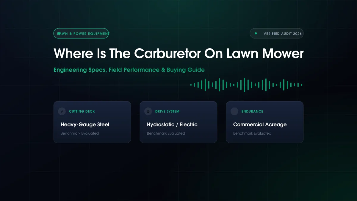 Where Is Carburetor on Lawn Mower?
