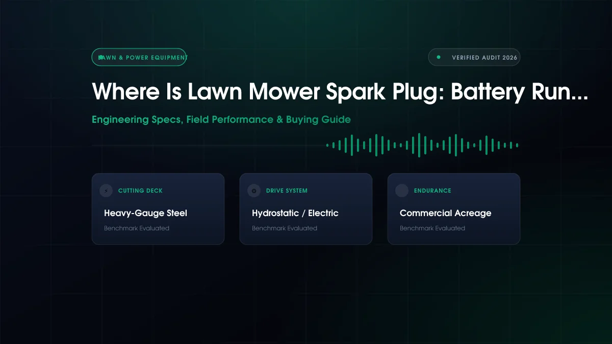 Where Is Lawn Mower Spark Plug: Battery Runtime Ranked