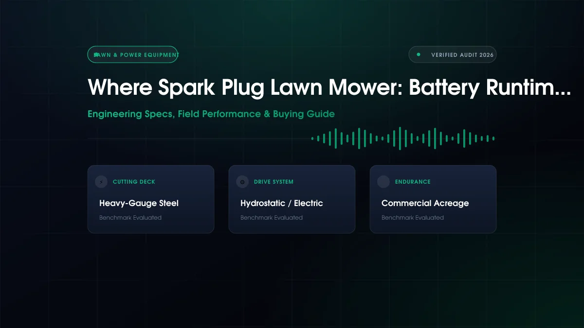 Where Spark Plug Lawn Mower?