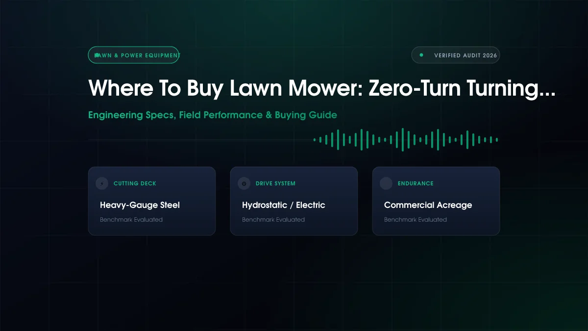 Where to Buy Lawn Mower?