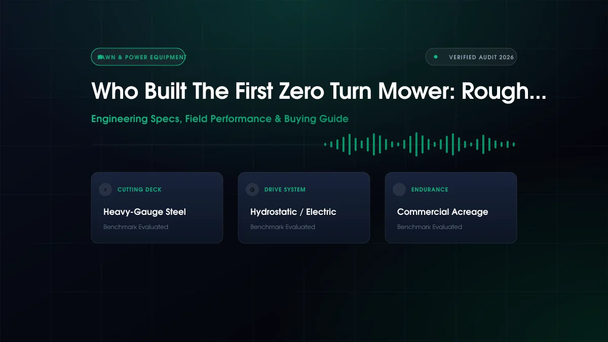 Who Built The First Zero Turn Mower: Rough Compared (2026)