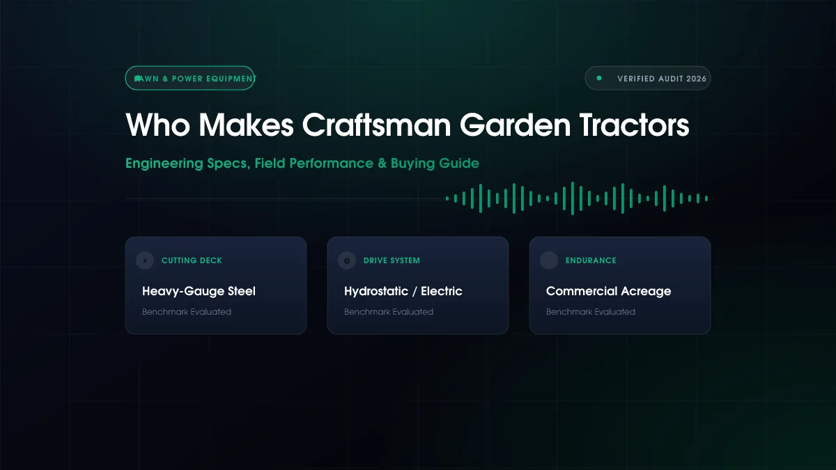 Who Makes Craftsman Garden Tractors?
