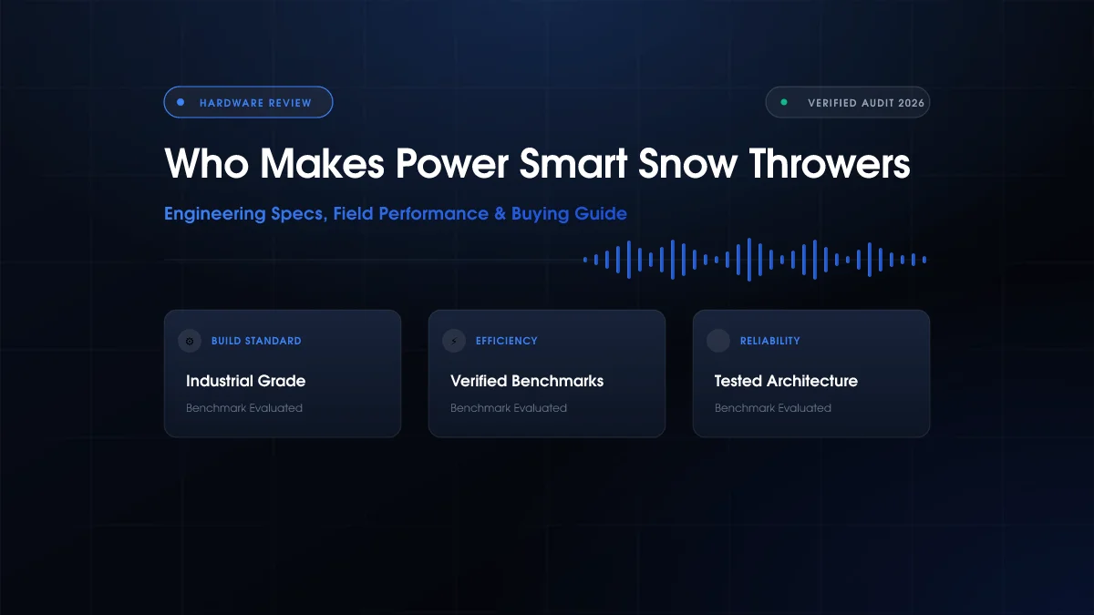 Who Makes Power Smart Snow Throwers (2026)