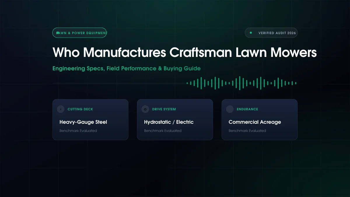 Who Manufactures Craftsman Lawn Mowers? History and Brands