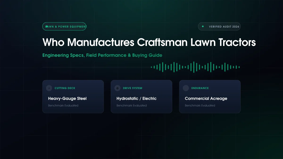 Who Manufactures Craftsman Lawn Tractors?