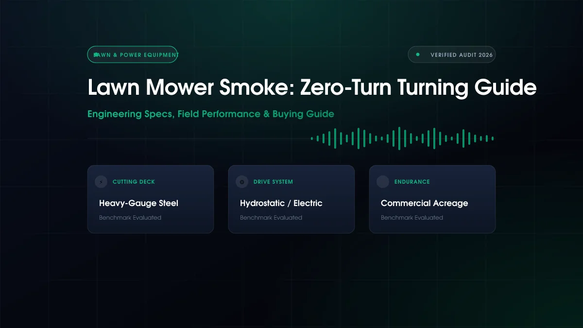 Lawn Mower Smoke: Zero-Turn Turning Guide