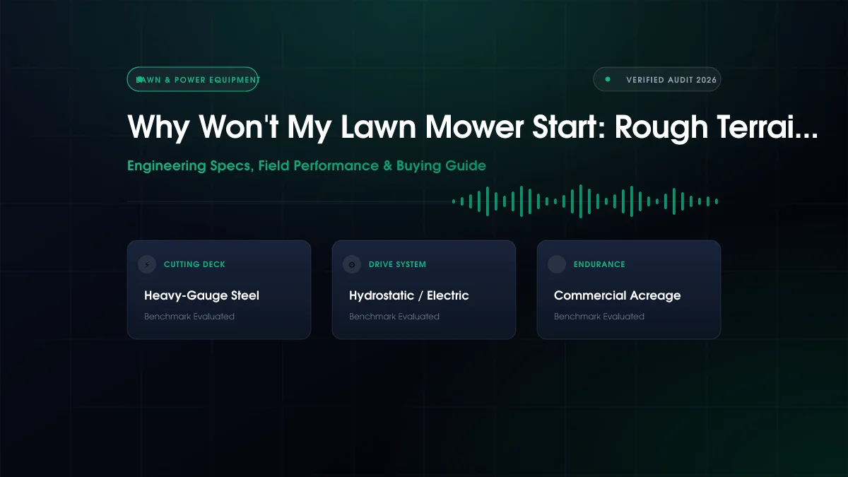Why Wont My Lawn Mower Start?