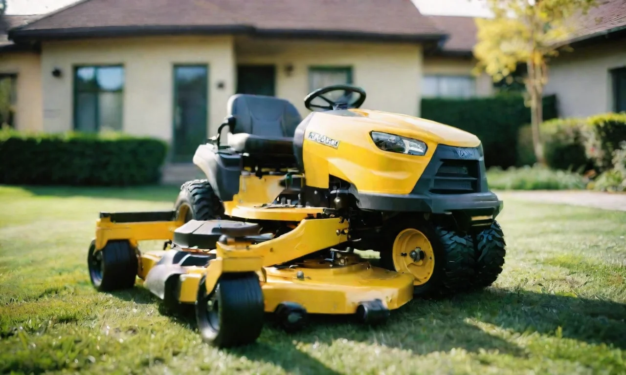 Yellow Zero Turn Mower (2026)