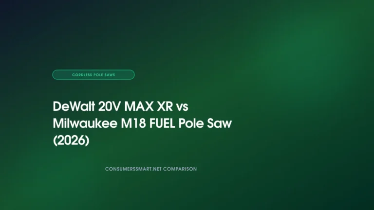 DeWalt 20V MAX XR vs Milwaukee M18 FUEL Pole Saw (2026)