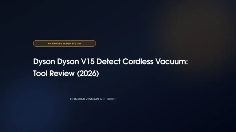 Dyson Dyson V15 Detect Cordless Vacuum: Tool Review (2026)