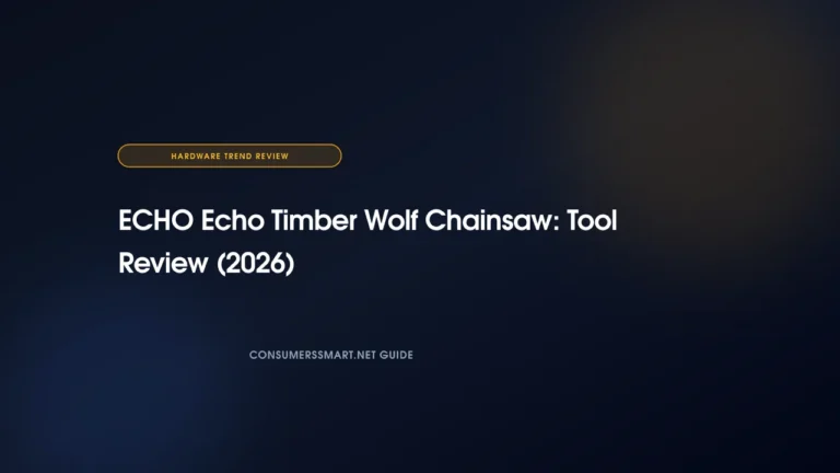 ECHO Echo Timber Wolf Chainsaw: Tool Review (2026)