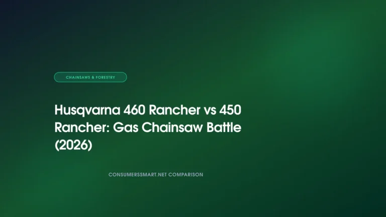 Husqvarna 460 Rancher vs 450 Rancher: Gas Chainsaw Battle (2026)