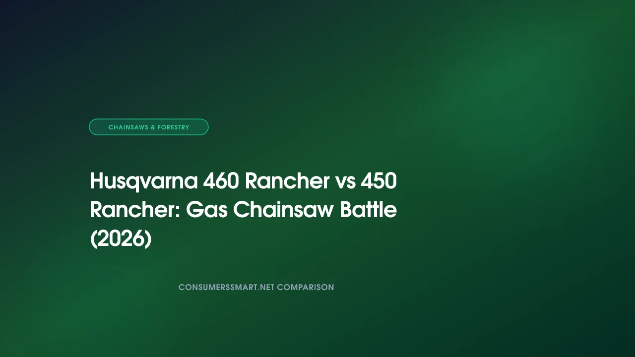 Husqvarna 460 Rancher vs 450 Rancher: Gas Chainsaw Battle (2026)