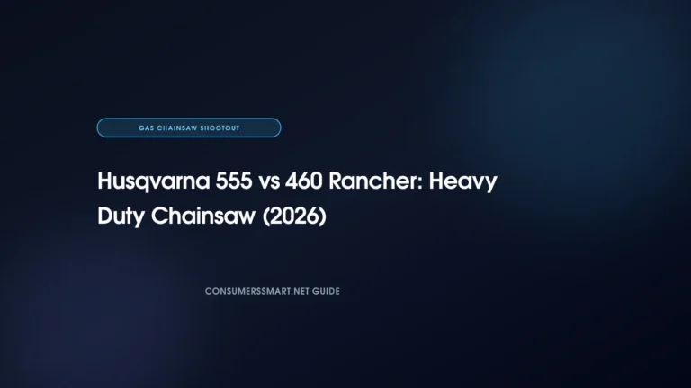Husqvarna 555 vs 460 Rancher: Heavy Duty Chainsaw (2026)