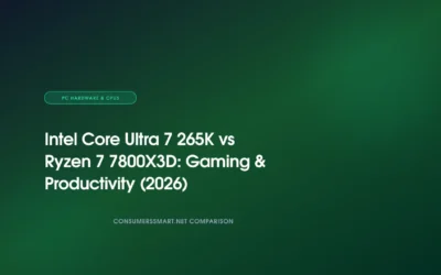 Intel Core Ultra 7 265K vs Ryzen 7 7800X3D: Gaming & Productivity (2026)