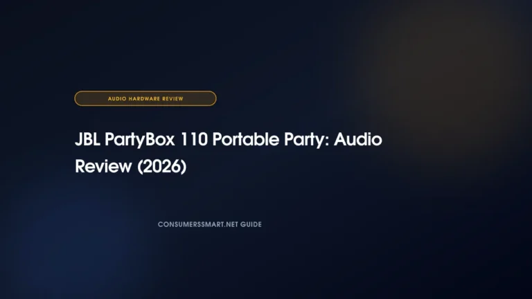 JBL PartyBox 110 Portable Party: Audio Review (2026)