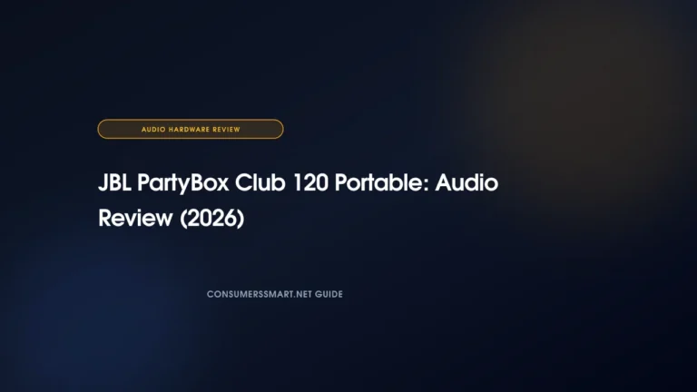 JBL PartyBox Club 120 Portable: Audio Review (2026)