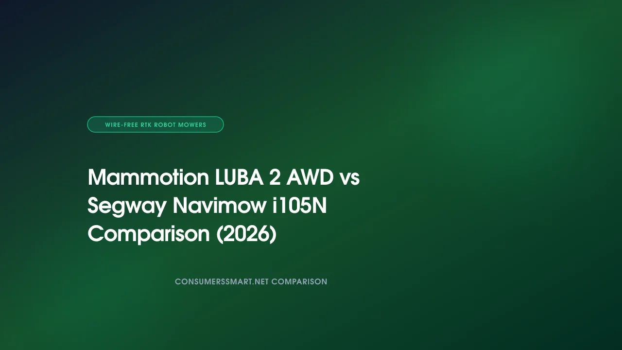 Mammotion LUBA 2 AWD vs Segway Navimow i105N Comparison (2026)