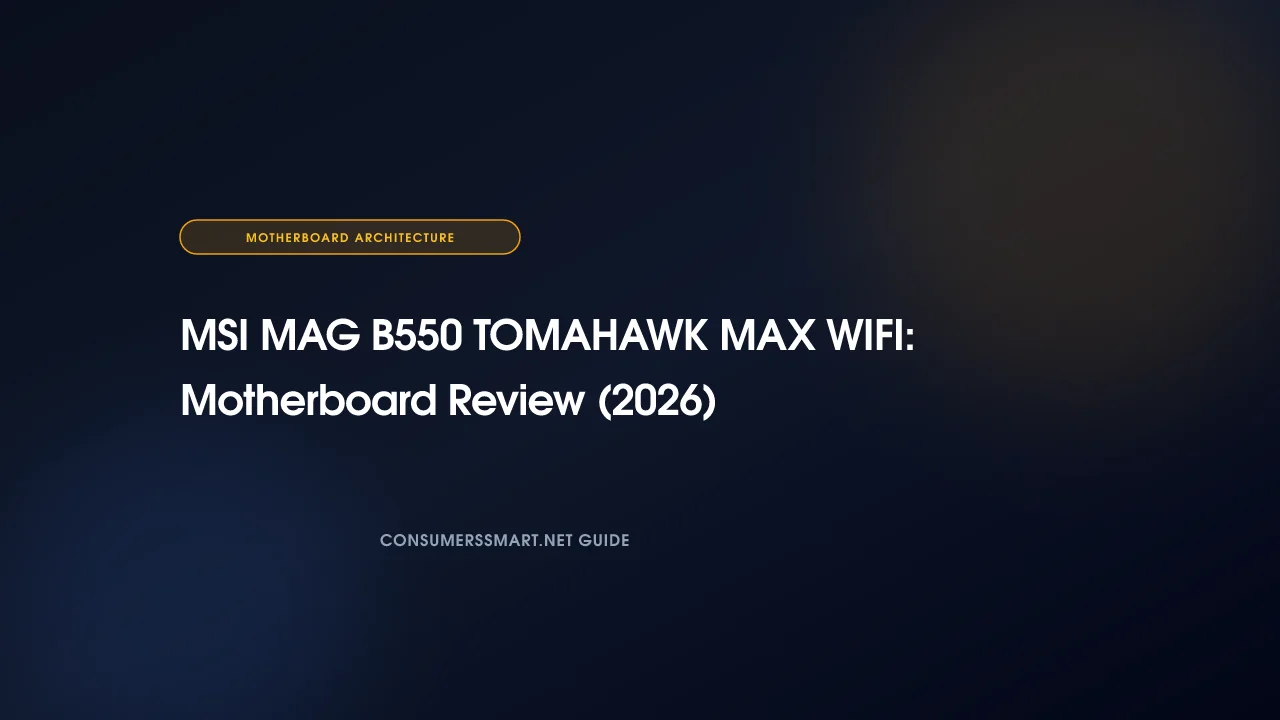 MSI MAG B550 TOMAHAWK MAX WIFI: Motherboard Review (2026)